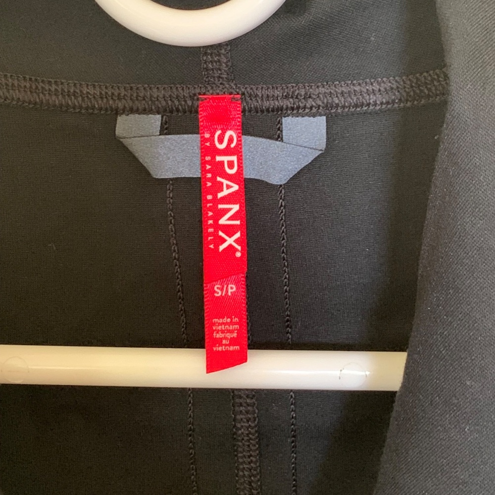Spanx Drape Front Wrap Jacket, Black Size Small - Picture 2 of 3